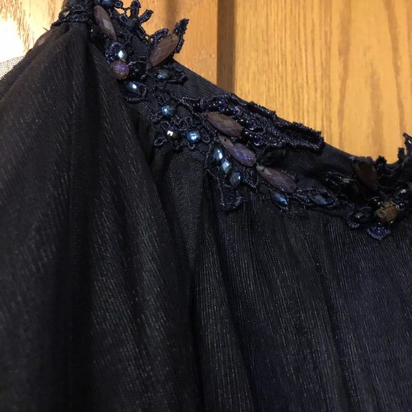 Two piece blue/purple prom dress - Picture 7 of 7